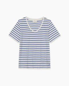 V-Neck Striped T-Shirt