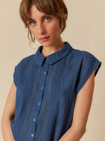 Load image into Gallery viewer, Cotton Embroidered Shirt
