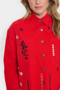 Embroidered Jean Jacket