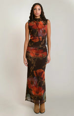 Load image into Gallery viewer, Mesh Floral Skirt
