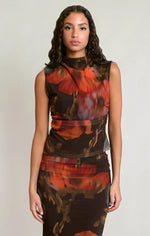 Load image into Gallery viewer, Mesh Floral Top
