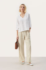 Load image into Gallery viewer, Elody Linen Blouse
