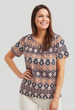 Load image into Gallery viewer, Abby IKat Print T-Shirt
