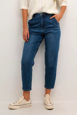 Load image into Gallery viewer, Sinem High Waisted Barrel Jeans
