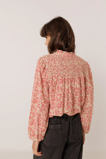 Load image into Gallery viewer, Smocked Embroidered Shirt
