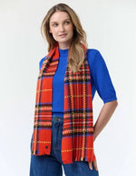 Load image into Gallery viewer, Checkered Wool Scarf
