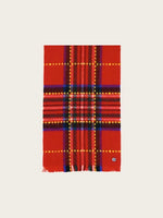 Load image into Gallery viewer, Checkered Wool Scarf
