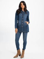 Load image into Gallery viewer, Anna Long Jean Jacket
