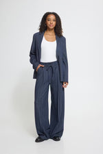 Load image into Gallery viewer, Kate Pinstripe Wide Leg Pant
