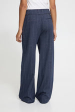 Load image into Gallery viewer, Kate Pinstripe Wide Leg Pant
