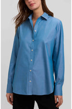 Load image into Gallery viewer, Meaghan Solid Cotton Button Up Shirt

