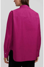 Load image into Gallery viewer, Meaghan Solid Cotton Button Up Shirt
