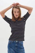 Load image into Gallery viewer, Dagna Striped T-Shirt
