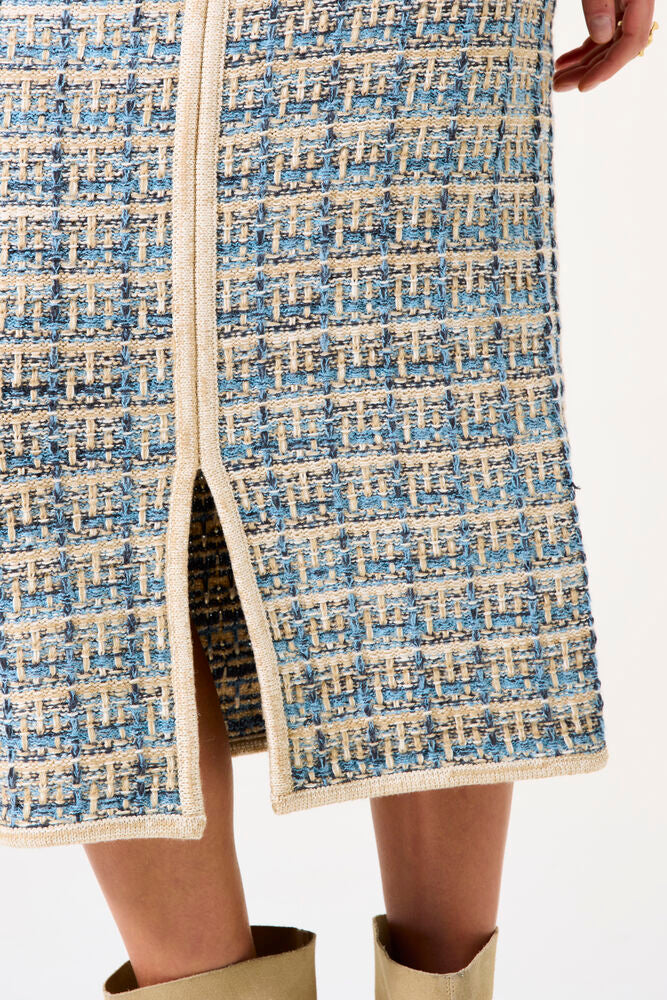 Textured Pencil Skirt