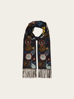 Load image into Gallery viewer, Cashmink Scarf with a Floral Pattern

