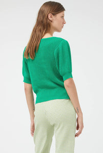 Green V-Neck Sweater