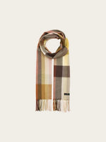 Load image into Gallery viewer, Checkered Cashmink Scarf with Small Herringbone design (Copy)

