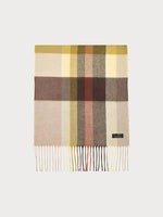 Load image into Gallery viewer, Checkered Cashmink Scarf with Small Herringbone design (Copy)
