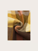 Load image into Gallery viewer, Checkered Cashmink Scarf with Small Herringbone design (Copy)
