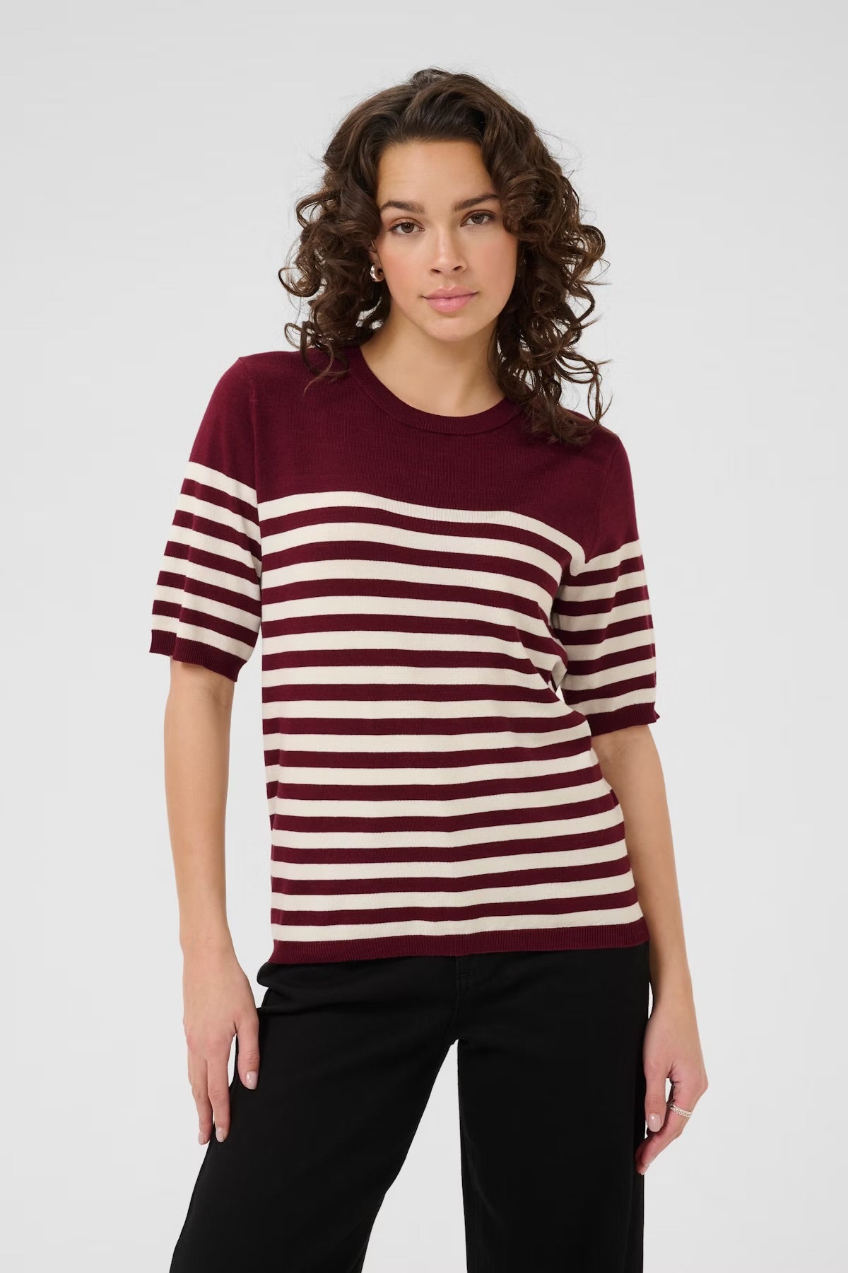 Lizza Striped Pullover