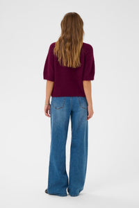 Emille Cropped Knit Pullover