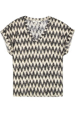 Load image into Gallery viewer, Zig Zag Print T-Shirt
