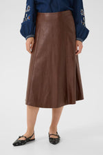 Load image into Gallery viewer, Paloma Faux Leather Skirt
