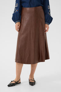 Paloma Faux Leather Skirt