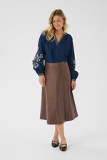 Load image into Gallery viewer, Paloma Faux Leather Skirt
