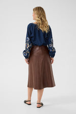 Load image into Gallery viewer, Paloma Faux Leather Skirt
