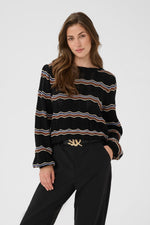 Load image into Gallery viewer, Wavy Knit Pullover
