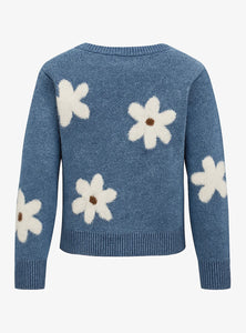 Aline Floral Knit Pullover