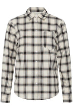 Load image into Gallery viewer, Yani Shirt in Dark Navy &amp; Mole Check
