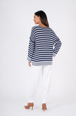 Load image into Gallery viewer, Nautical Striped Sweater
