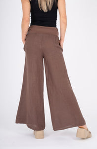 Wide Leg Ankle Pant