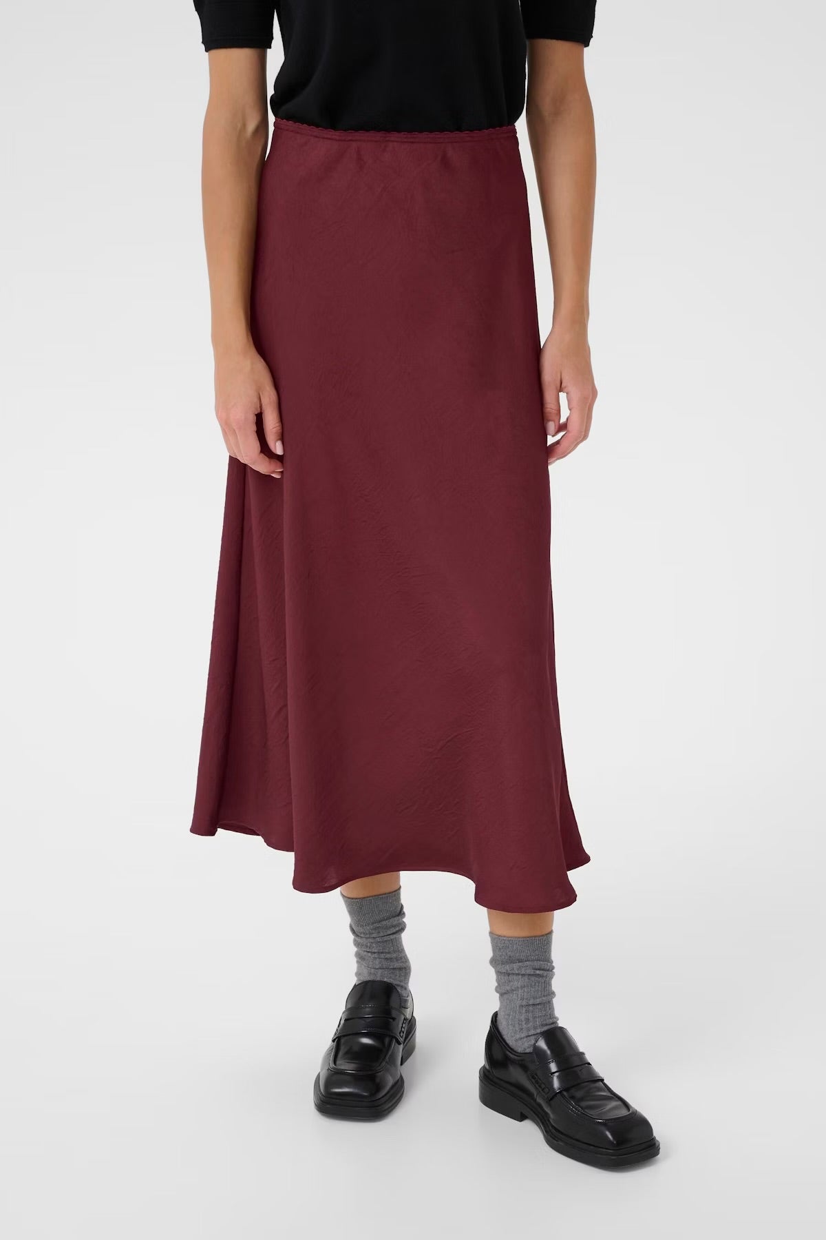 Laurina Satin Skirt