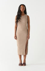 Load image into Gallery viewer, Textured Check Sleeveless Dress
