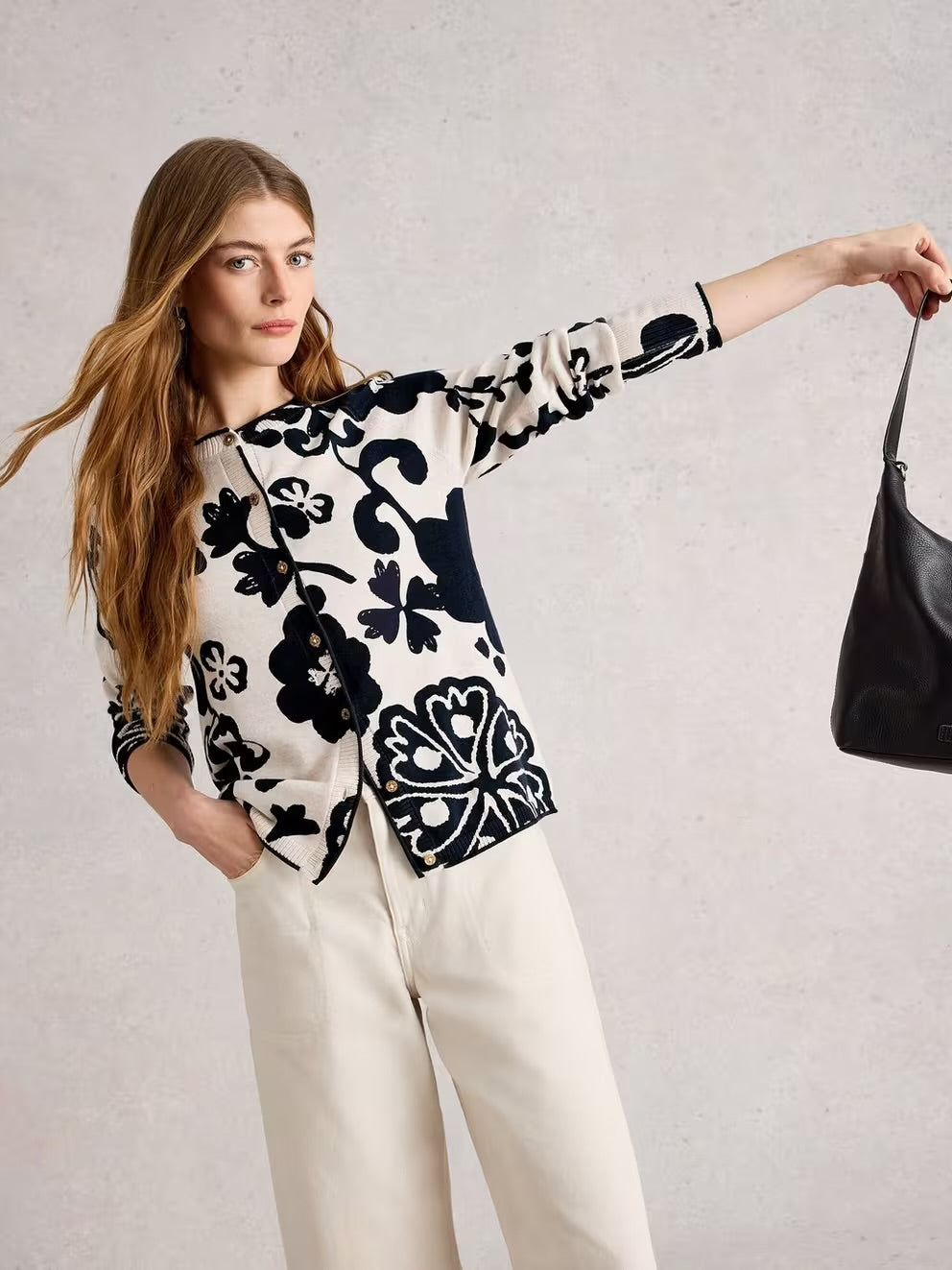 Lulu Print Cardigan