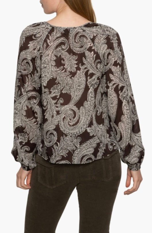 Paisley Long Sleeve Blouse