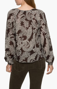 Paisley Long Sleeve Blouse