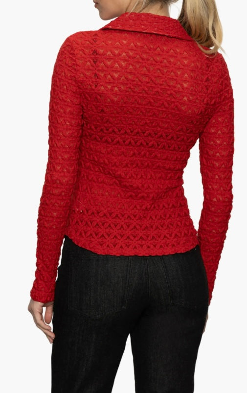 Dreamgirl Lace Button Up