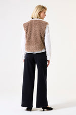 Load image into Gallery viewer, Taupe Teddy Vest
