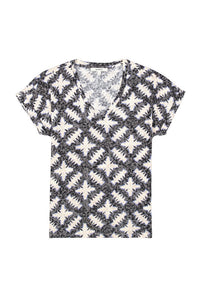 V-Neck Print T-Shirt