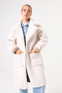 Reversible Faux Suede & Sherpa Jacket