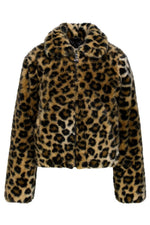 Load image into Gallery viewer, Leopard Faux Fur Jacket
