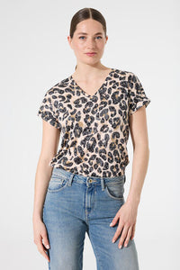 V-Neck Print T-Shirt