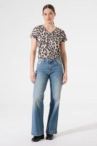V-Neck Print T-Shirt