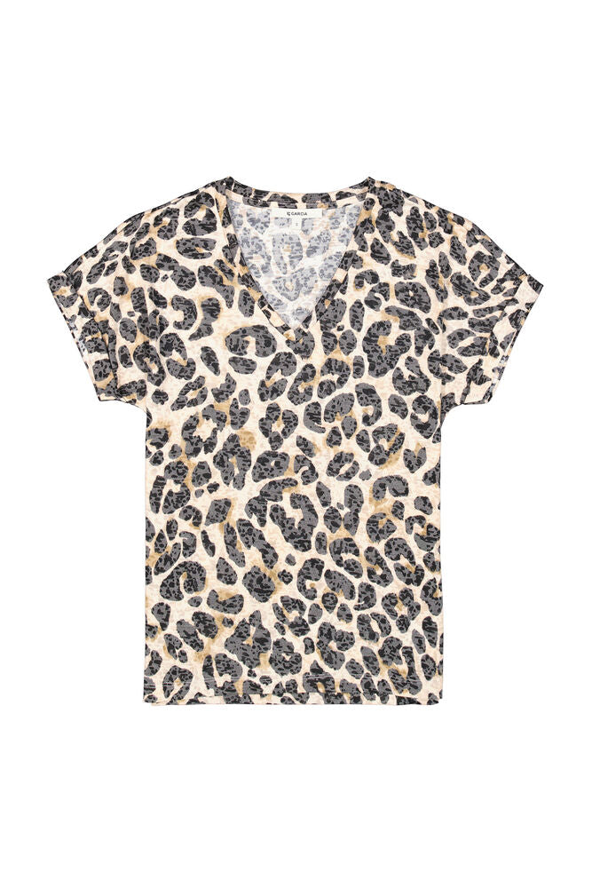 V-Neck Print T-Shirt
