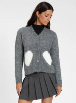 Load image into Gallery viewer, Kyara Heart VCardigan
