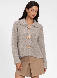 Alya Cardigan with Shell Buttons